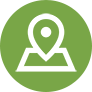 Land promotion map pin icon