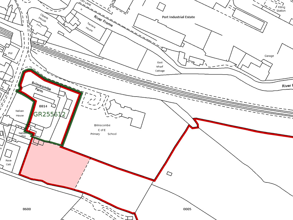 Brimscombe Hill, Stroud - Current title plan